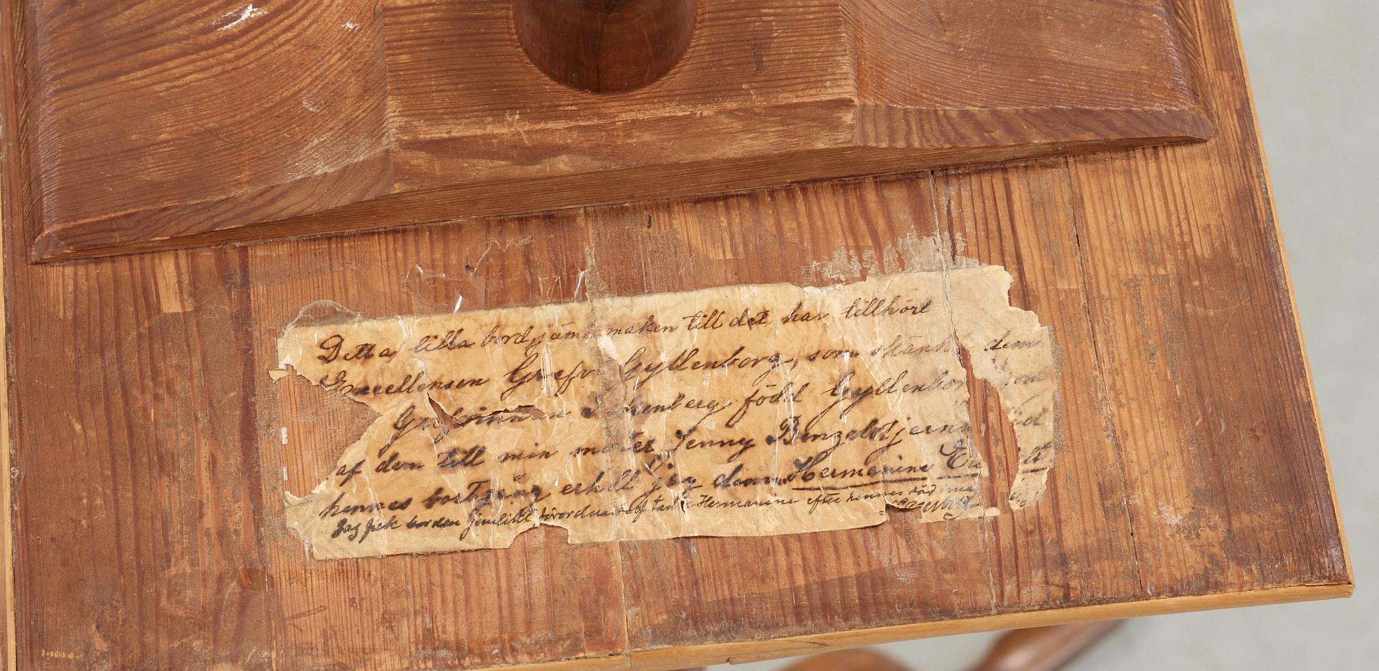 BORD, ett par. Sverige, omkring år 1800.
