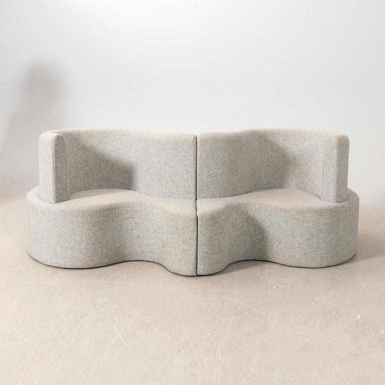 Verner Panton, sofa, "Cloverleaf", Verpan, Denmark.