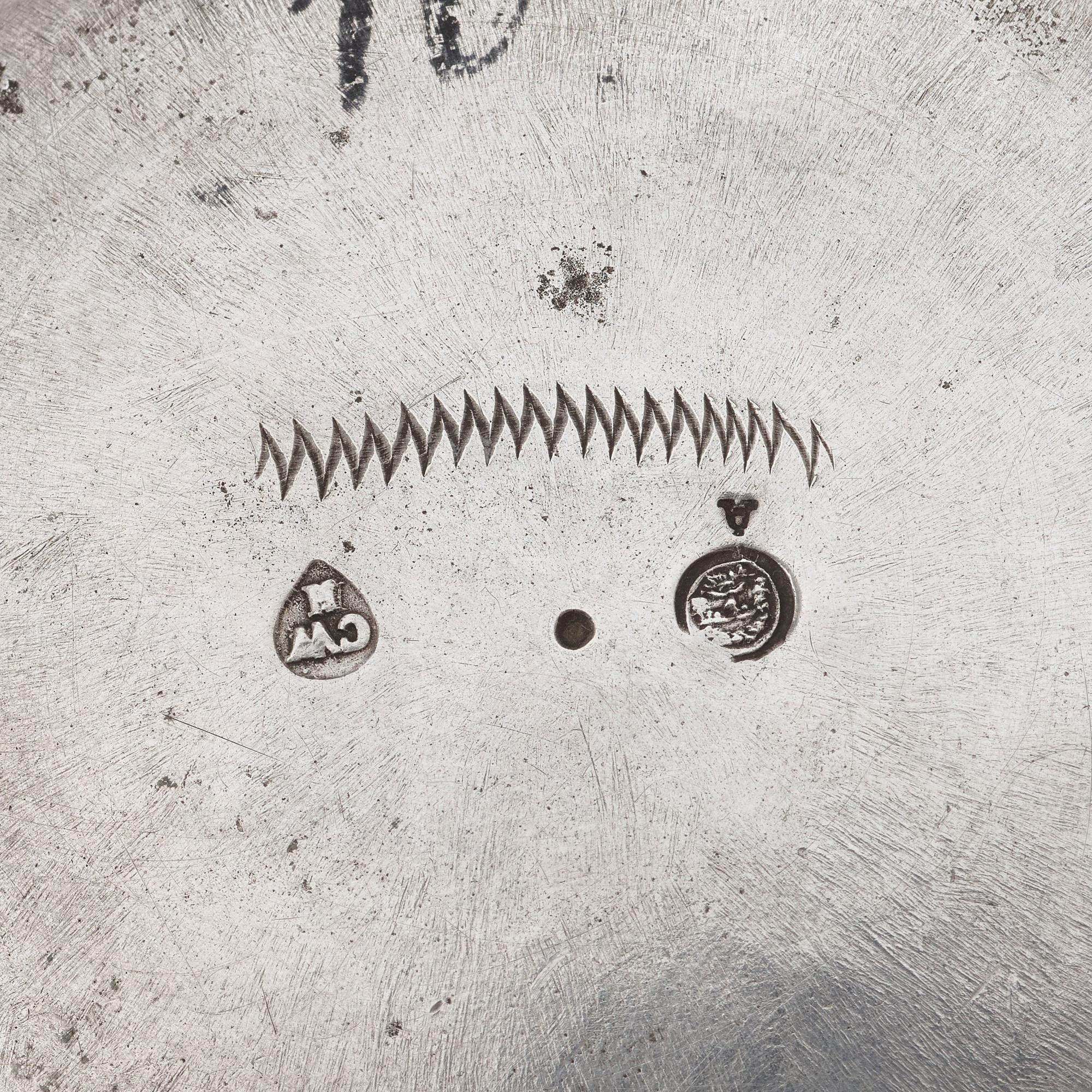 BÄGARE med lock, av Carl Wilhelm Hartman, Breslau 1710-1712.