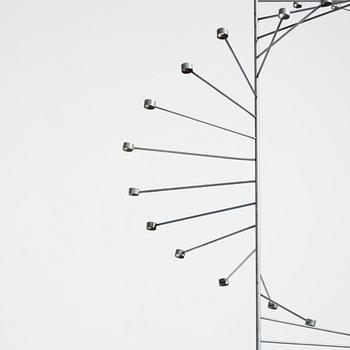Poul Kjaerholm, a "PK 101" chandelier for E Kold Christensen, Denmark post 1956.