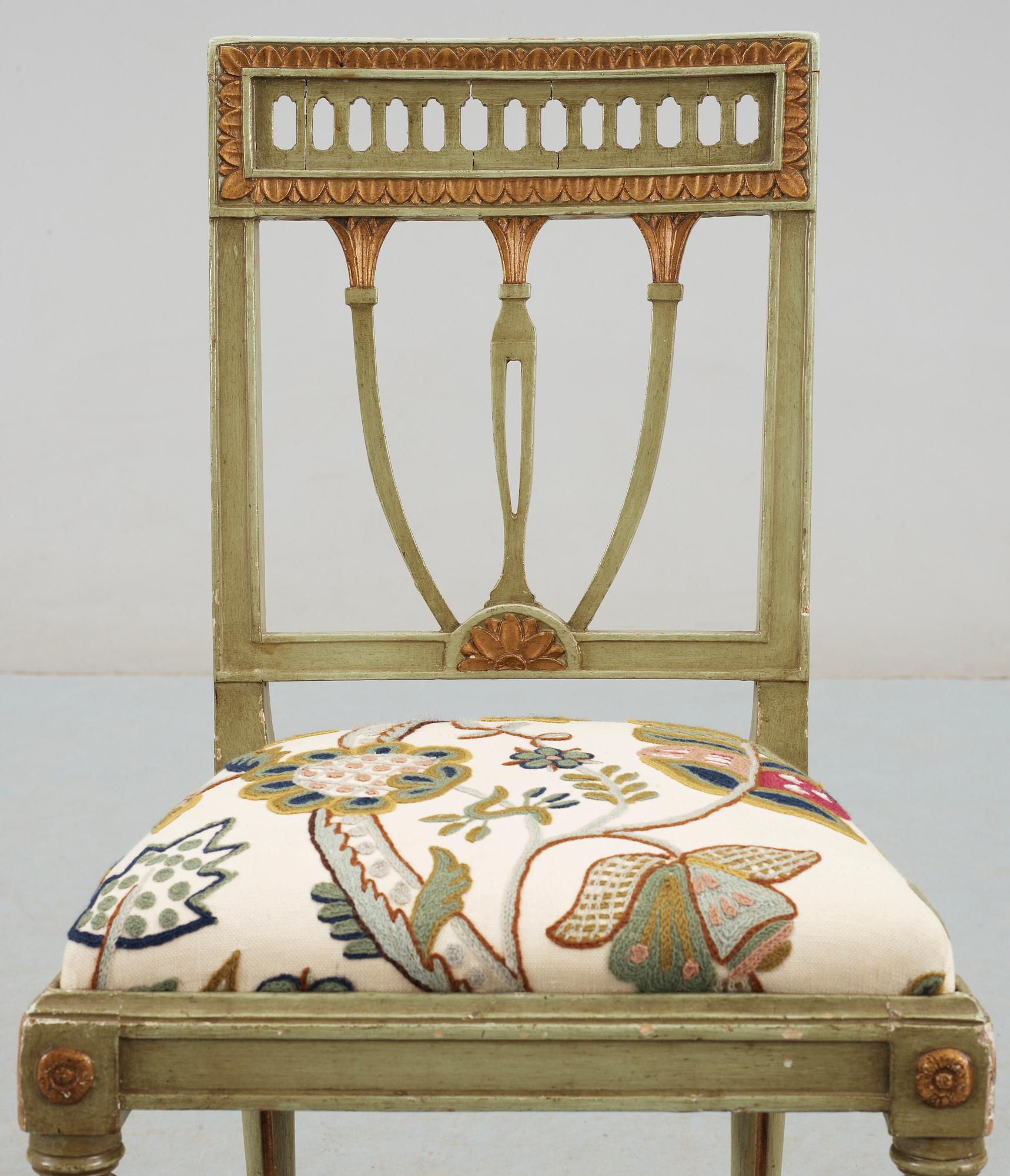 STOL, gustaviansk, 1700-talets andra hälft.