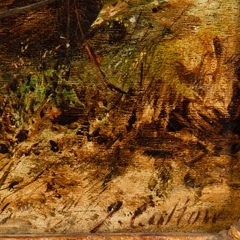 John Callow, oil on canvas, signed.