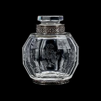 TEBURK, glas och silver, trol Tyskland, 1900-tal.