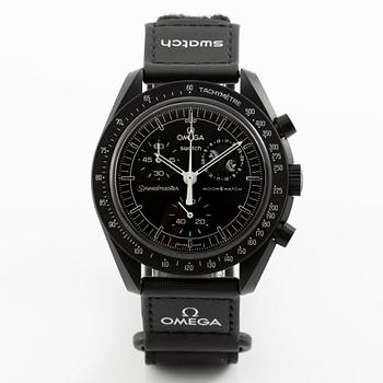 Omega/Swatch, MoonSwatch, "No Reserve", collection of 14 pcs, chronograph, wristwatches, 42 mm.