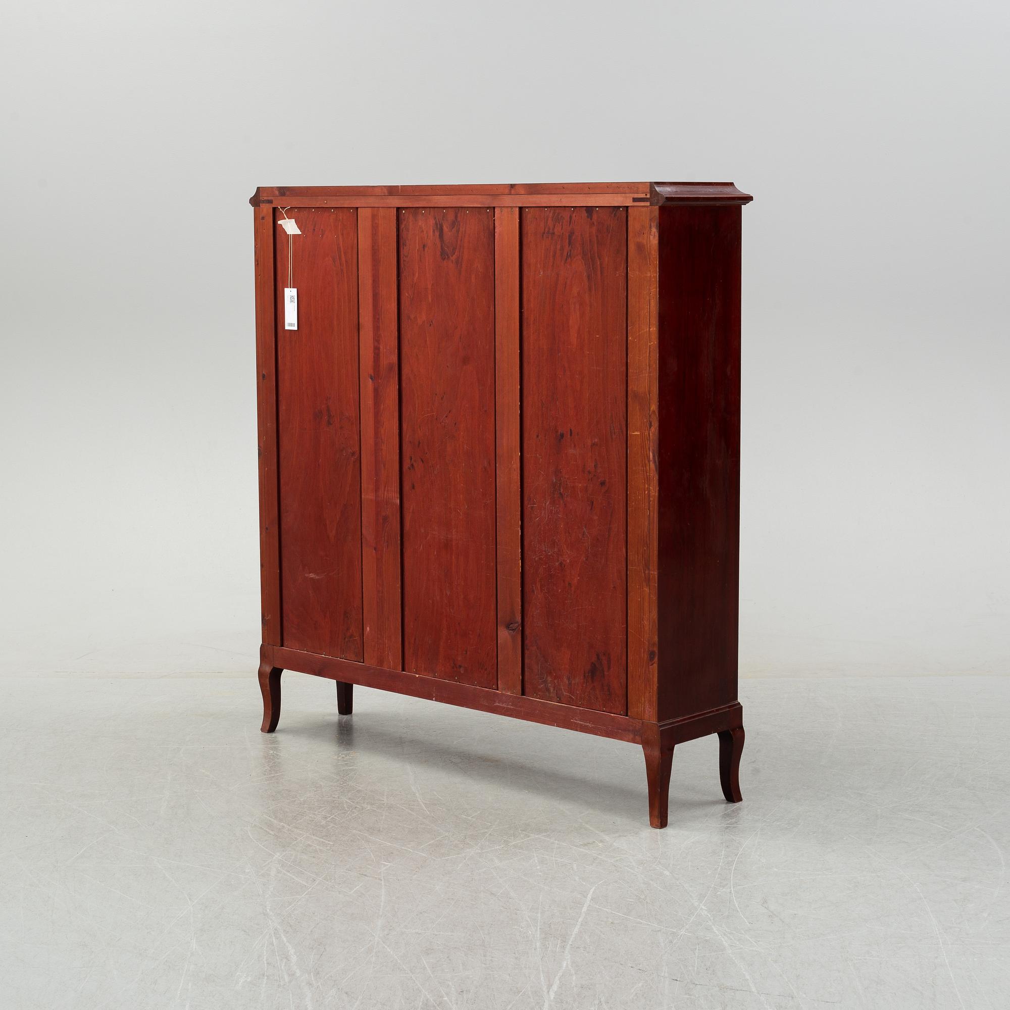 A mahogany display cabinet, 1920's.