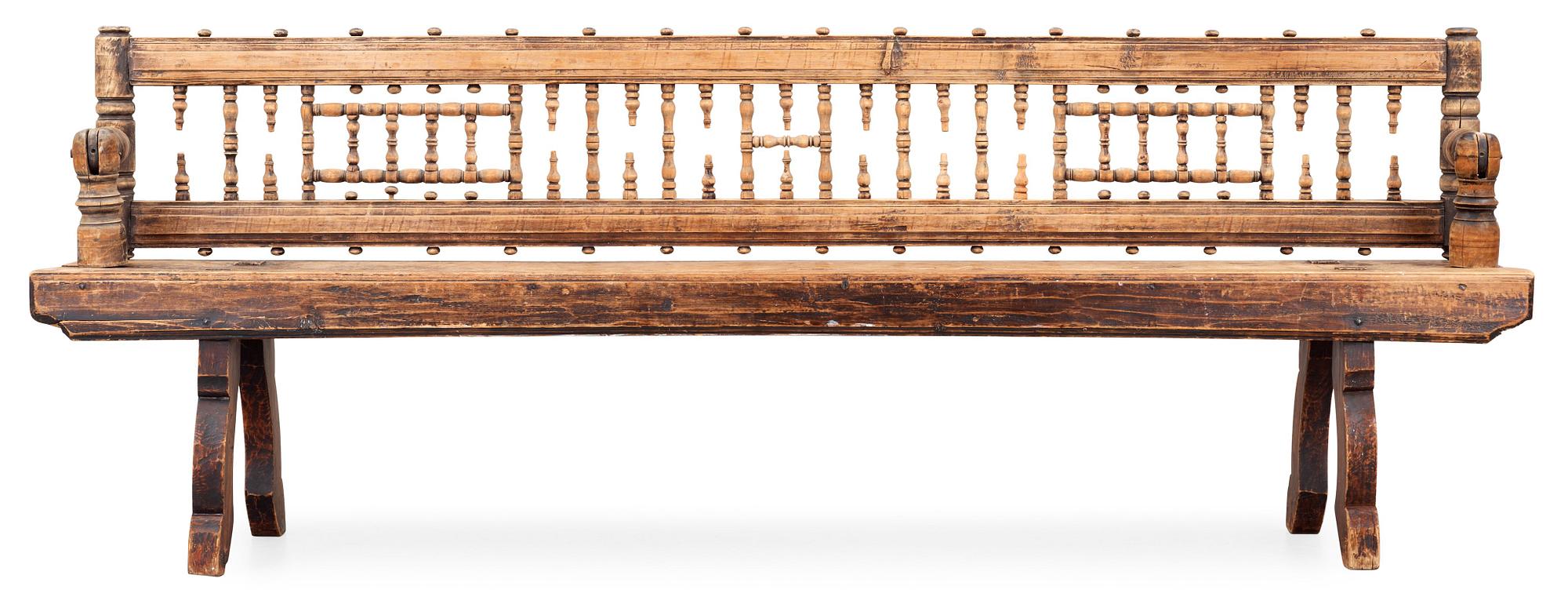 VÄNDBÄNK. Hälsingland/Dalarna, 1700/1800-tal.