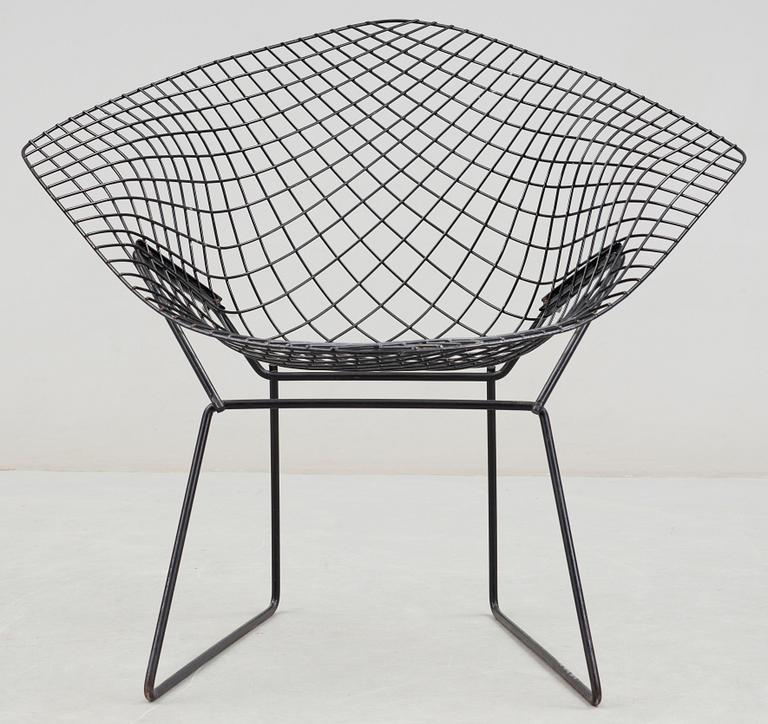 FÅTÖLJ, "Diamond chair", Harry Bertoia, modellen formgiven år 1952.