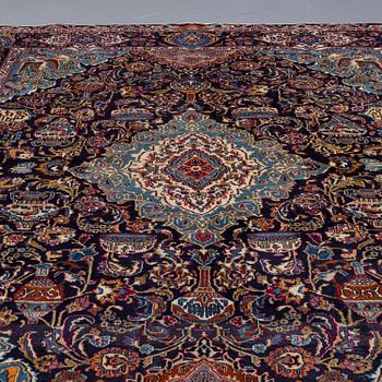 A carpet from Kashmar, around 383 x 297 cm.