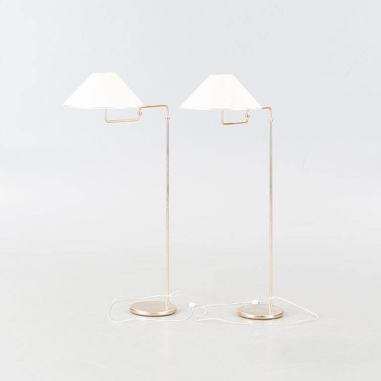 A pair of floor lamp from the latter half of the 20th century.