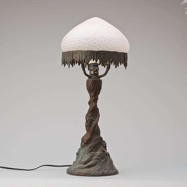 CARL HJALMAR NORRSTRÖM, bordslampa, Sverige 1915, jugend.