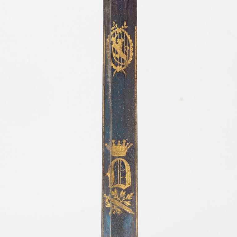 A Swedish infantry officers's sword, 1820s/30s.