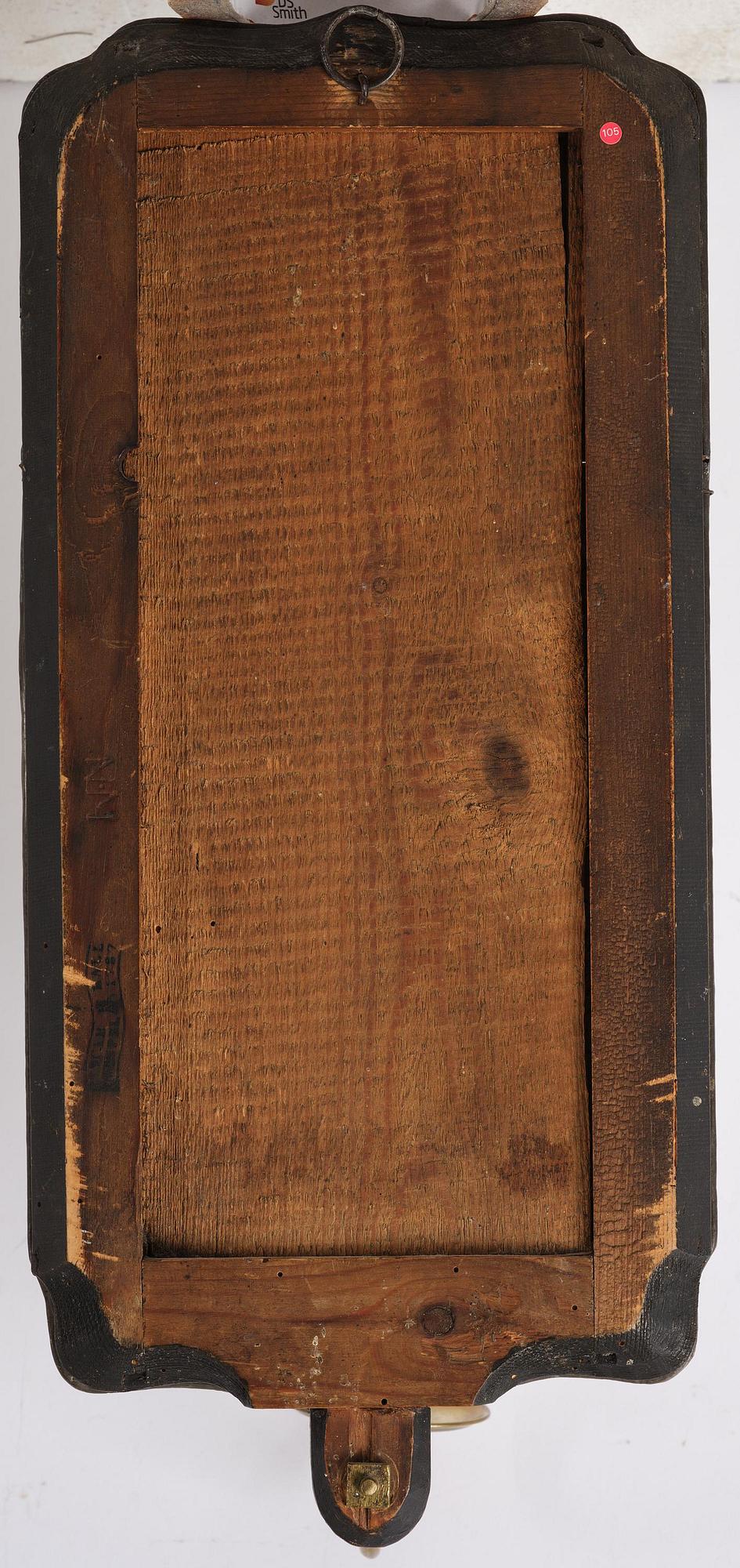 A pair of Gustavian engraved glass one-branch girandole mirrors by N. Meunier (master in Stockholm 1754-97).