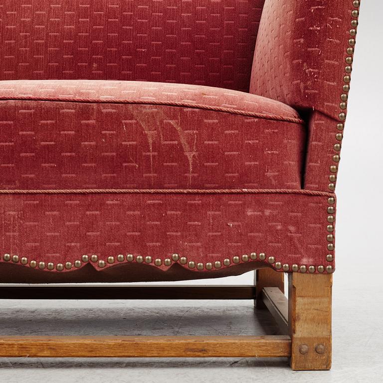 Elias Barup, sofa "The Spanish Furniture", Gärsnäs 1920s-30s.