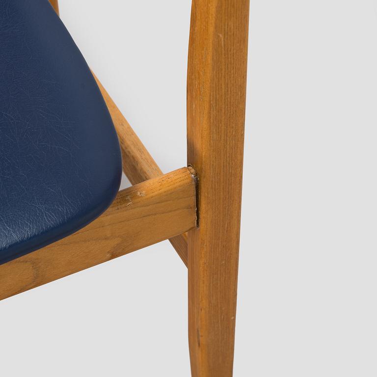Lasse Ollinkari, stolar, 7 st, "Ervi-stolen", för Artek, 1960-tal.