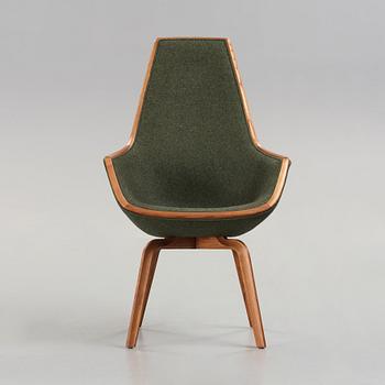 Arne Jacobsen, fåtölj, "Giraffen", Fritz Hansen, Danmark 1958.