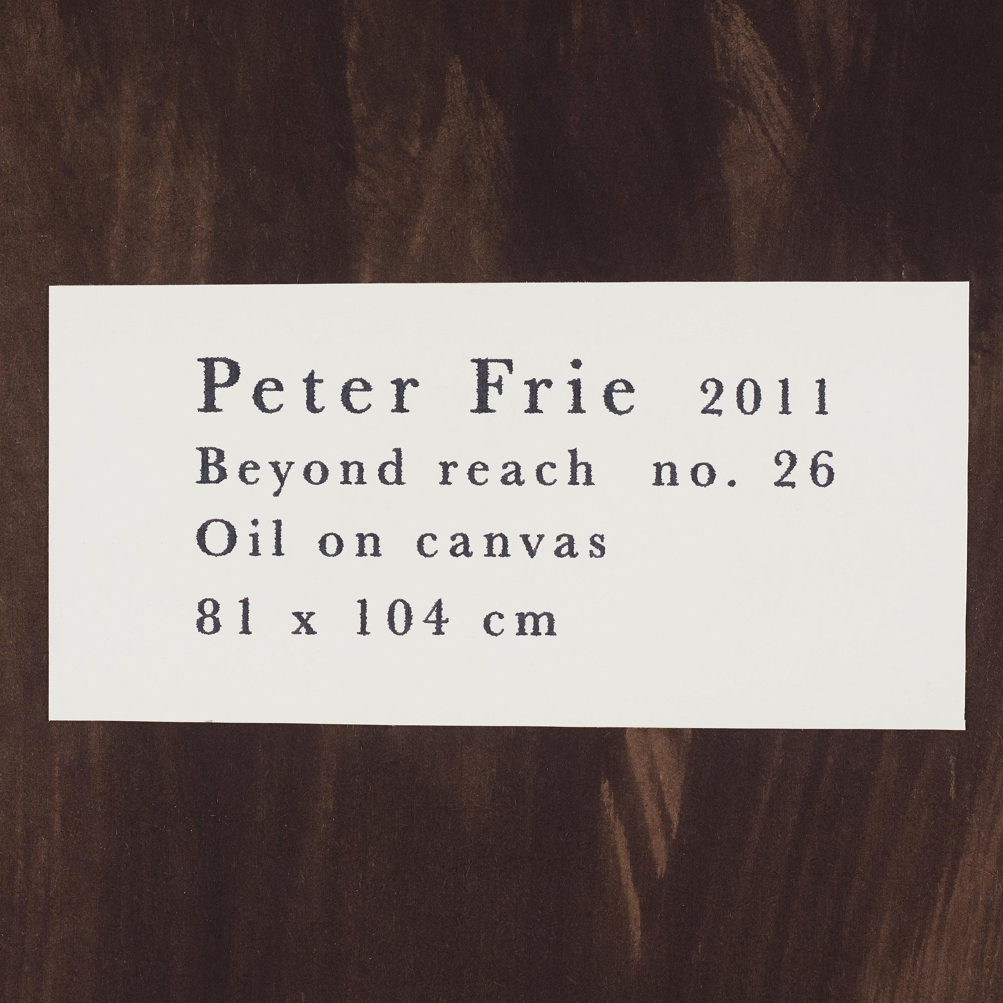 Peter Frie, "Beyond reach no 26".
