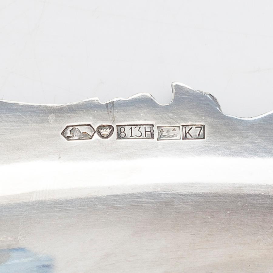 Bricka, silver, Kultakeskus, Tavastehus 1963.