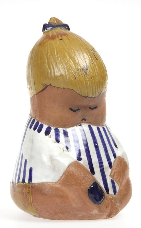 FIGURINER, 2 st, stengods, Lisa Larson. Gustavsberg.