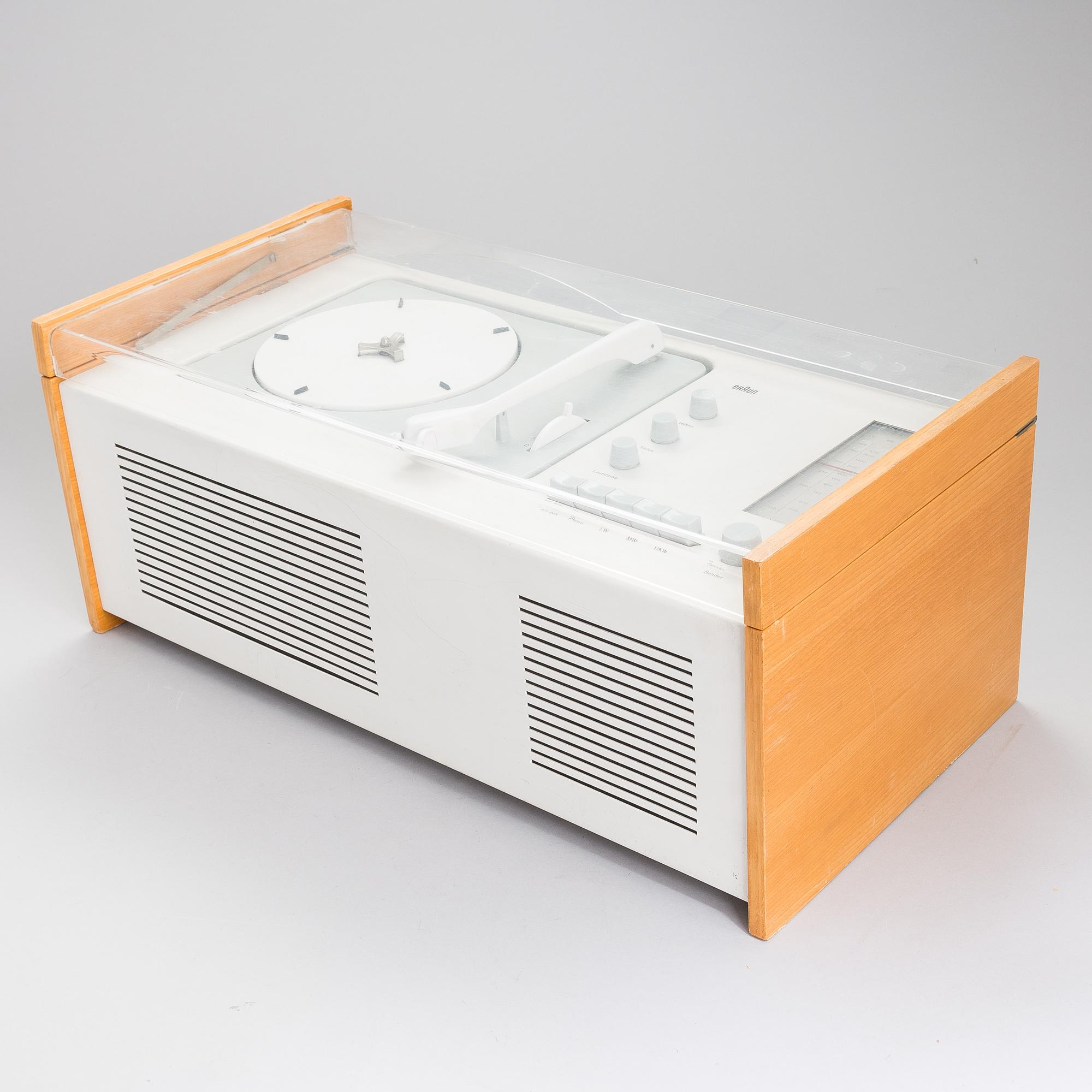 RADIOGRAMMOFON, "Phonosuper SK-5", Hans Gugelot & Dieter Rams, Braun AG, Tyskland, 1950-60-tal.