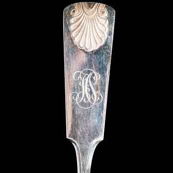 BESTICKSDELAR, 15 st, silver.