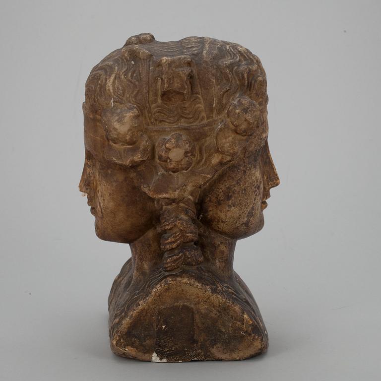 STATY, Janushuvud, marmor, möjligen från antiken.