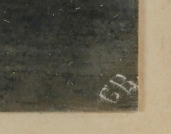 CONNY BURMAN, 1 par, akvareller, monogramsignerade.