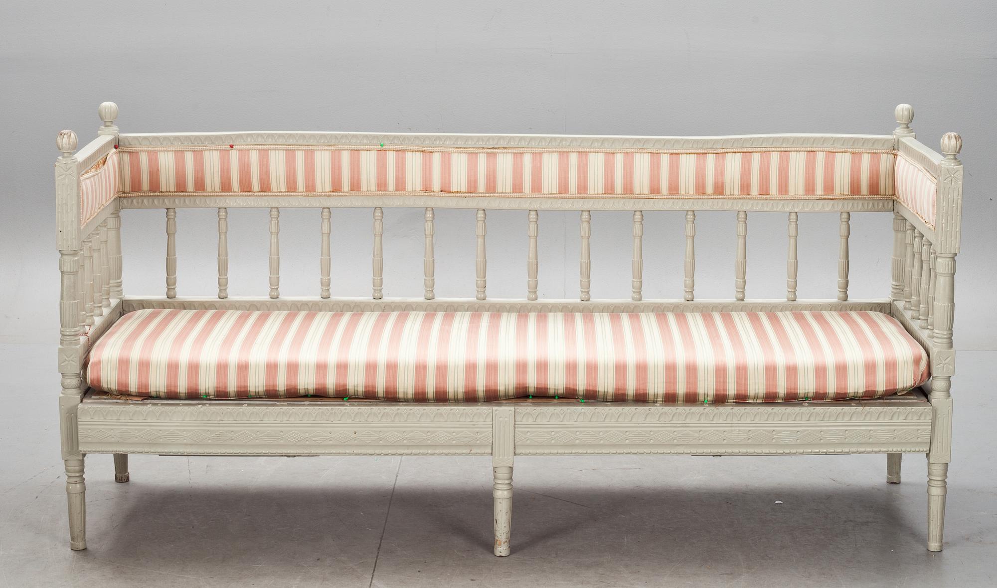 SOFFA, sengustavianskt provinsarbete. 1800-tal.