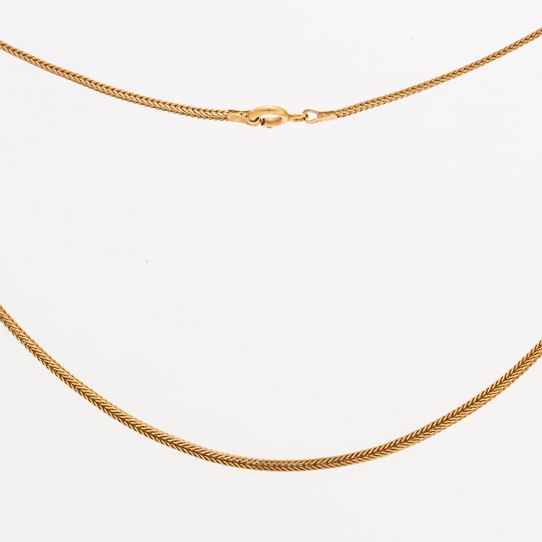 GOLDCHAIN 18K gold, Baleastra, 6,5 g, 38 cm.