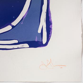 Jasper Johns, "Figure 9", ur "Color Numeral Series".