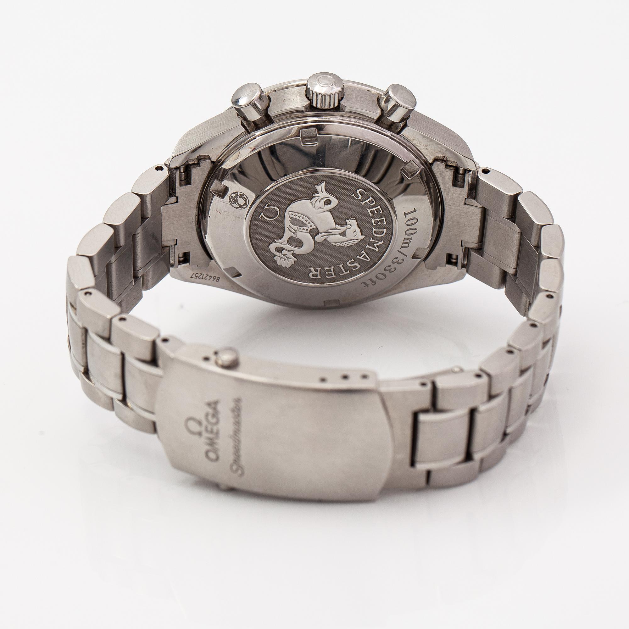 Omega, Speedmaster, 100m, wristwatch, 39 mm.
