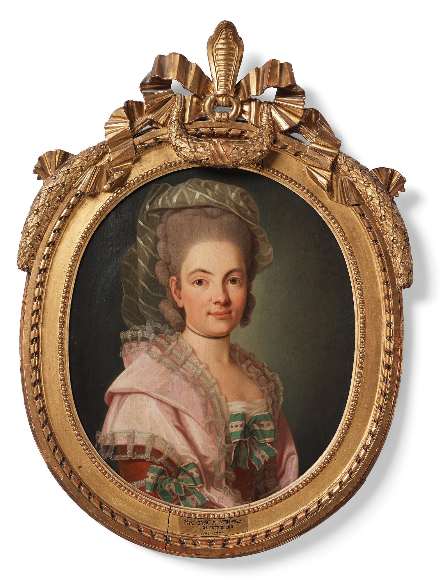 Per Krafft d.ä., "Christina Maria Alströmer", (född Silfverschiöld)(1751-1823).