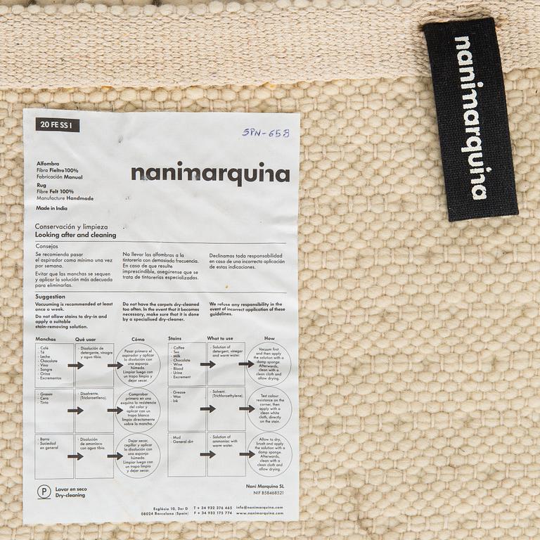 A wool carpet, Nanimarquina, circa 151 x 153 cm.