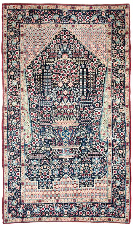 MATTA, semiantik Kirman/Yesd sannolikt, ca 238 x 140,5 cm.