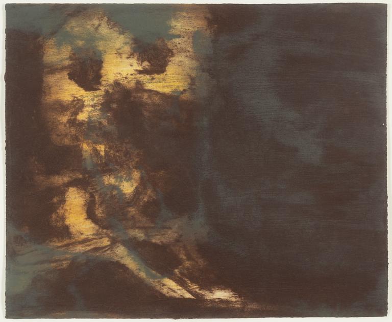 Hughie O´Donoghue, etching, signed 6/35.