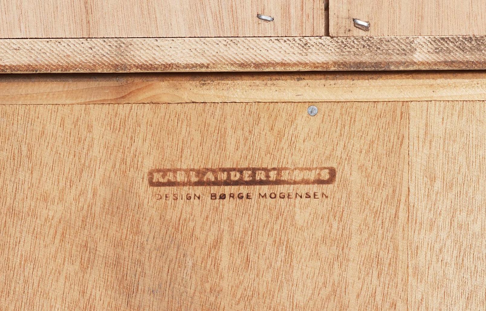 BOKHYLLA, 3 sektioner, Öresund, Börge Mogensen Karl Andersson&söner.