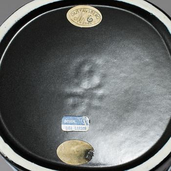 VASER, 2 stycken, stengods. Lisa Larson, Gustavsberg, 1950-60-tal.