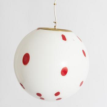 Ceiling lamp, Murano, Italy.