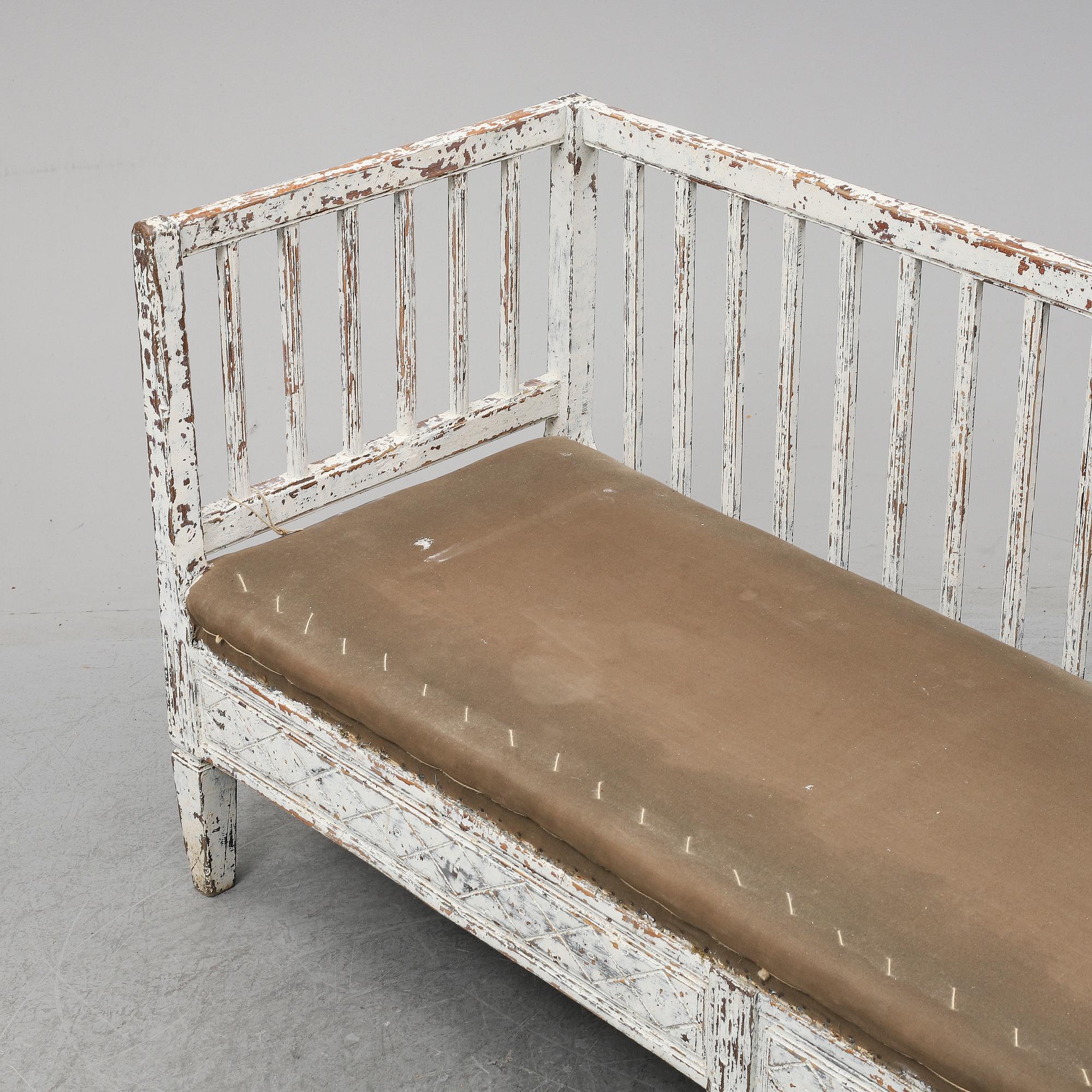 A 19th Century Gustavian style sofa.