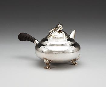 GEORG JENSEN, tekanna "Magnolia/Blossom", silver, Köpenhamn 1996, sterling.