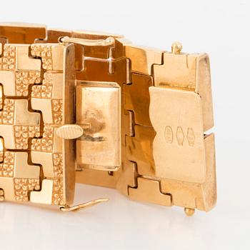 ARMBAND, 18K guld, Uno-A-Erre, Italien, 1960-tal.