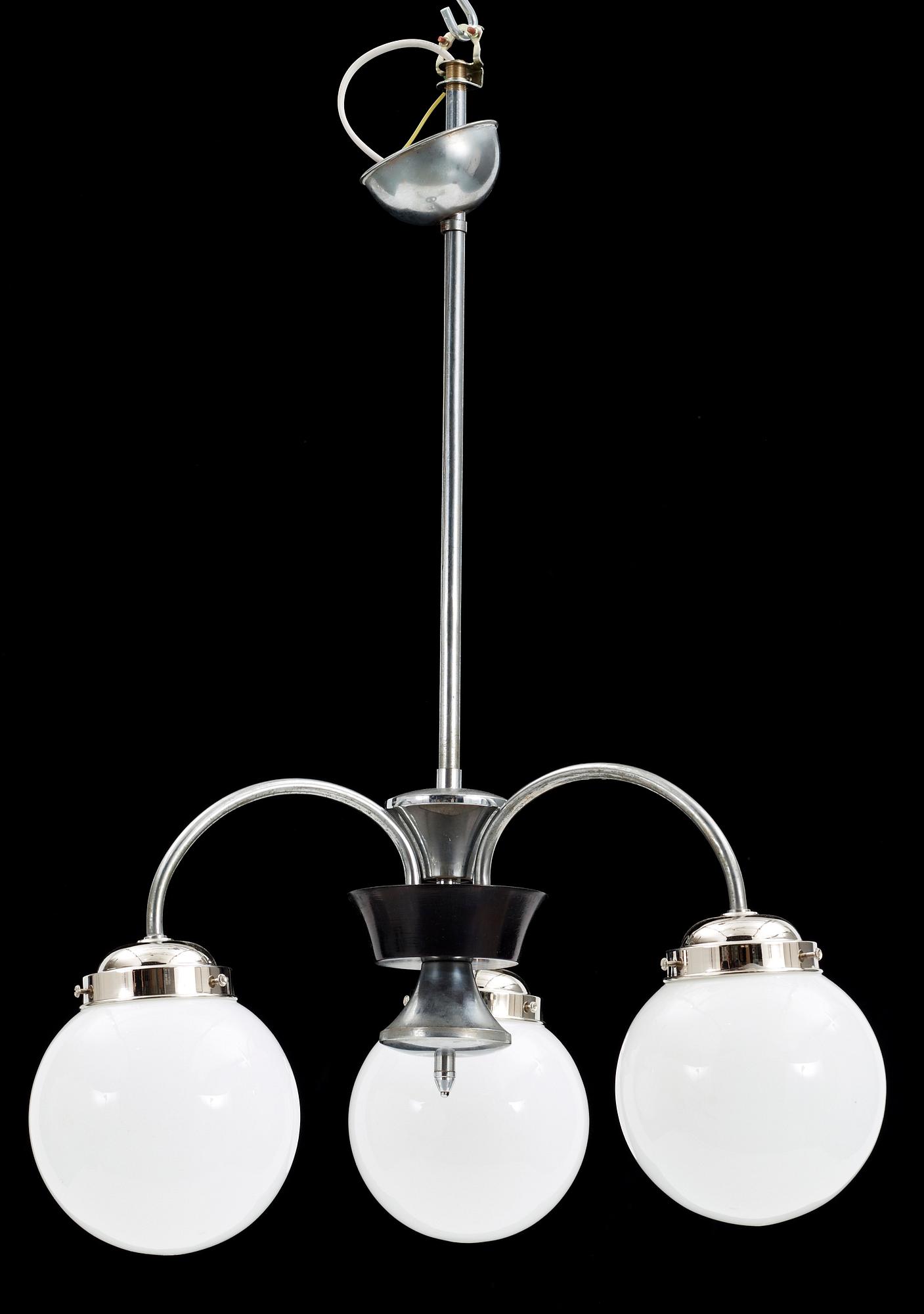 TAKLAMPA, funkis, 1930/40-tal. H 70.