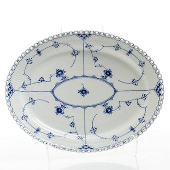 Royal Copenhagen, 14 'Blue Fluted Full Lace' tableware pieces, Denmark, 1960-73.