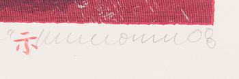 Portfolio of prints, 'Mannerheim', a set of five lithographs, signed and dated 2008, numbered 94/100.