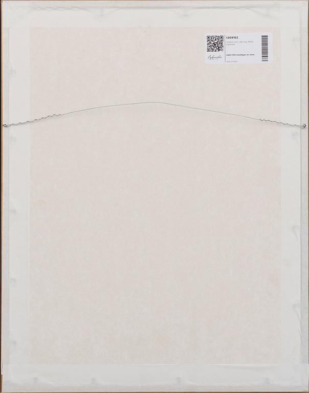 Anders Zorn, a signed etching form 1909.