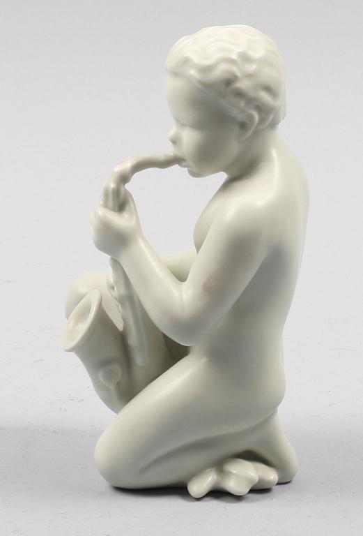 FIGURIN, stengods. Harry Salomon, Rörstrand.