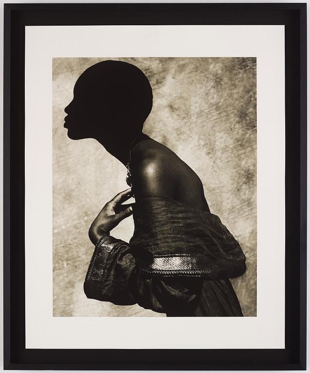 Albert Watson, "Naomi Campbell, Palm Springs, 1989".
