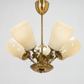 A mid-20th century ceiling light, Finland.