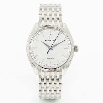 Grand Seiko, "White Omiwatari", wristwatch, 38.5 mm.