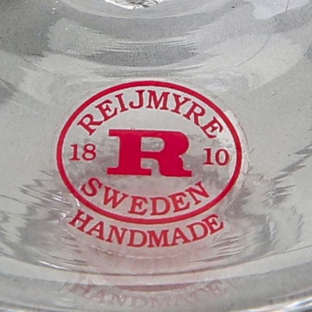 A 66 pcs "Antik" glass service from Reijmyre later part of the 20th century.