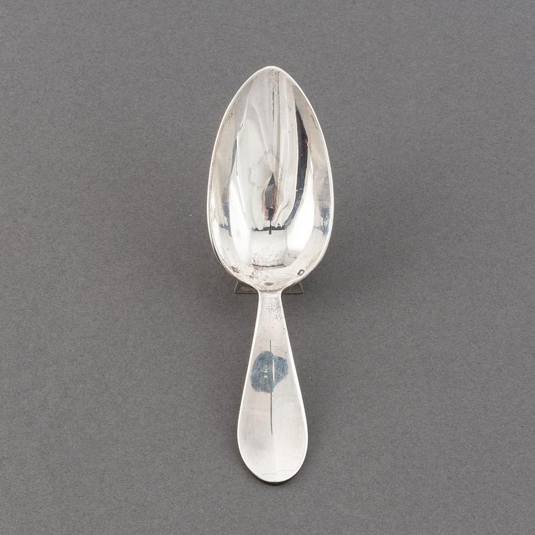 A French sterling silver medicine spoon.